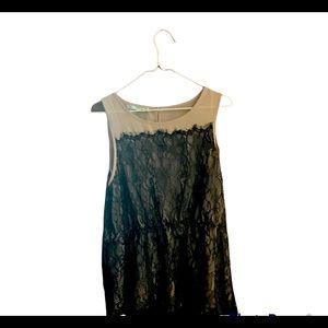 Pre-loved Black and Grey Lace Maurice Shirt